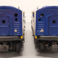 Lionel 6-18117 O Gauge Santa Fe Blue/Yellow F3 AA Diesel Set LN/Box