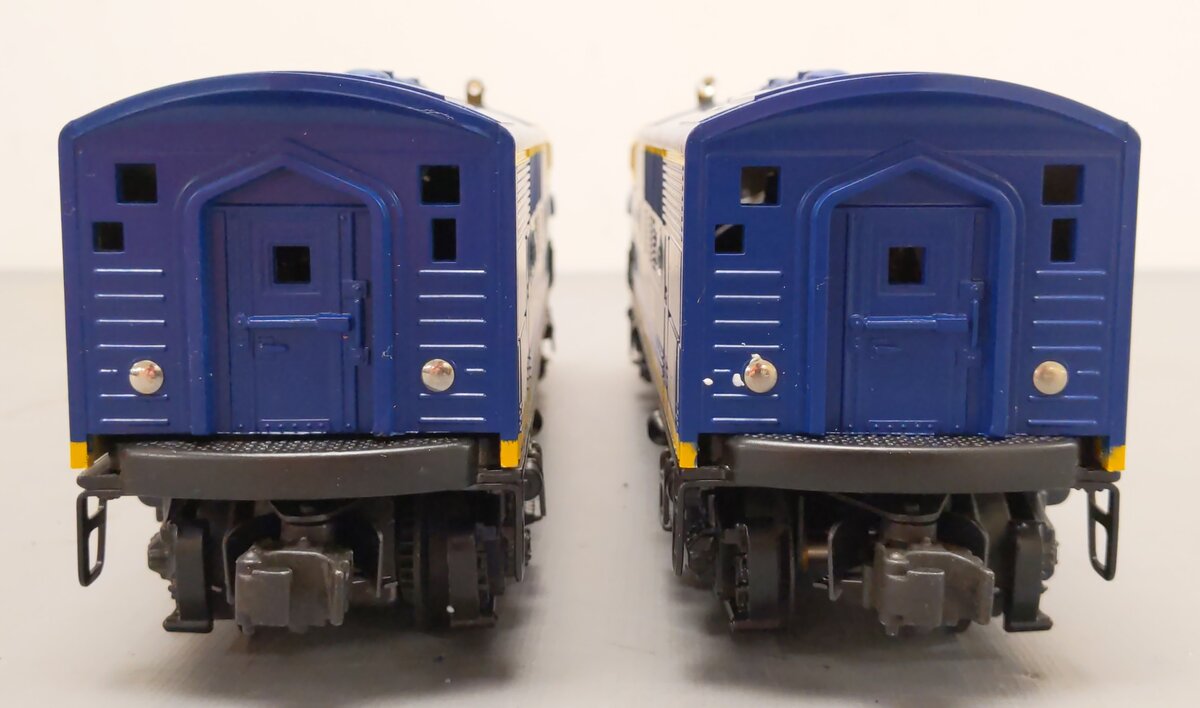 Lionel 6-18117 O Gauge Santa Fe Blue/Yellow F3 AA Diesel Set NIB