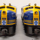 Lionel 6-18117 O Gauge Santa Fe Blue/Yellow F3 AA Diesel Set NIB