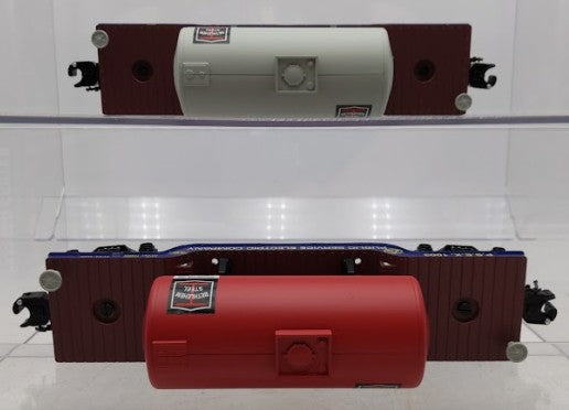 RMT 96508 O Gauge NJ Public Service Depressed Flatcar 2 Pack