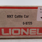 Lionel 6-9725 O Gauge Missouri Kansas Texas Bi-Level Stock Car LN/Box