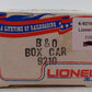 Lionel 6-9210 O Gauge Baltimore & Ohio Automobile Boxcar LN/Box