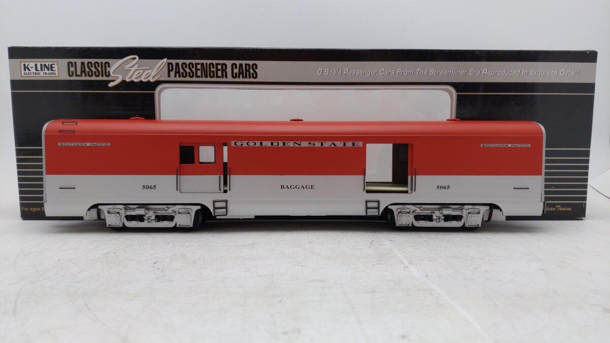 K-Line K4632-5065 O Gauge KCC Golden State Aluminum Baggage Car #5065 LN/Box