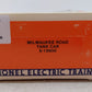 Lionel 6-19600 O Gauge Milwaukee Road Single Dome Tank Car #19600 EX/Box