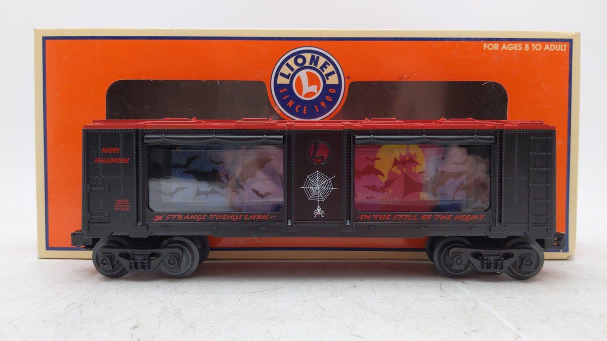 Lionel 6-26747 O Gauge Halloween Bats Aquarium Car #26747 LN/Box