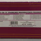 MTH 20-69235 O Gauge Alaska 70' Smoothside Baggage/Coach Passenger Car Set of 2
