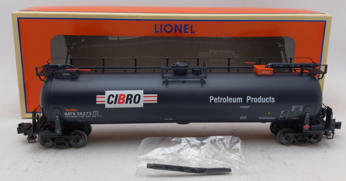 Lionel 6- 85156 O Scale Cibro Tank Train Intermediate Car #26272
