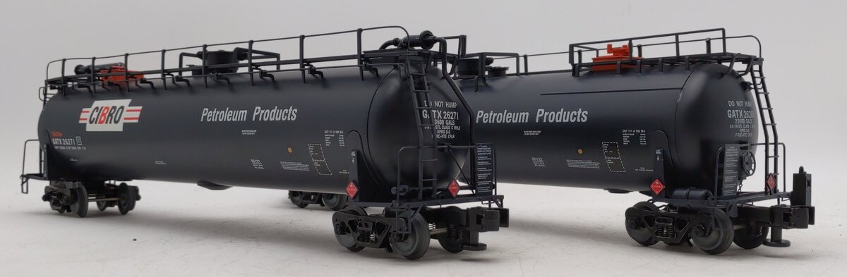 Lionel 6-85120 O Gauge Cibro TankTrain Cars #26271/26280