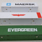 Lionel 6-12805 O and 027 Evergreen/Maersk/APL Intermodal Containers (Set of 3) LN/Box