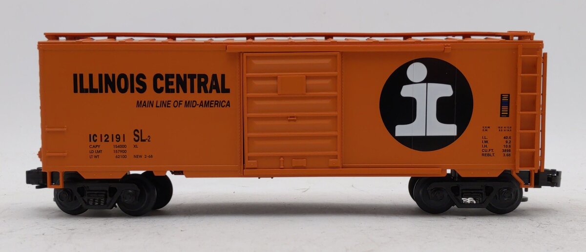 MTH 20-93007 O Gauge Illinois Central Boxcar #12191 NIB