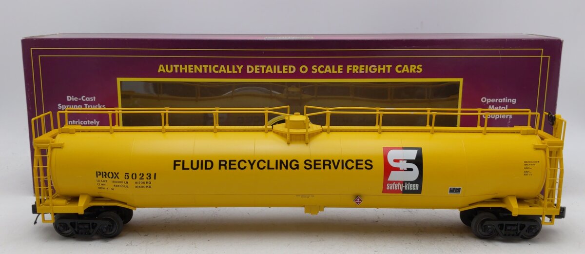 MTH 2096806 O Scale  33K Gallon Tank Car Safety Kleen