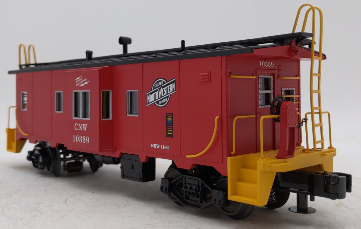MTH 20-91094 O Gauge Chicago & Northwestern Bay Window Caboose #10339 NIB