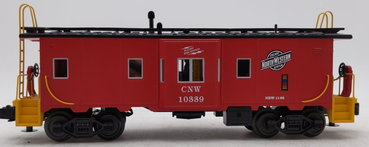 MTH 20-91094 O Gauge Chicago & Northwestern Bay Window Caboose #10339 NIB