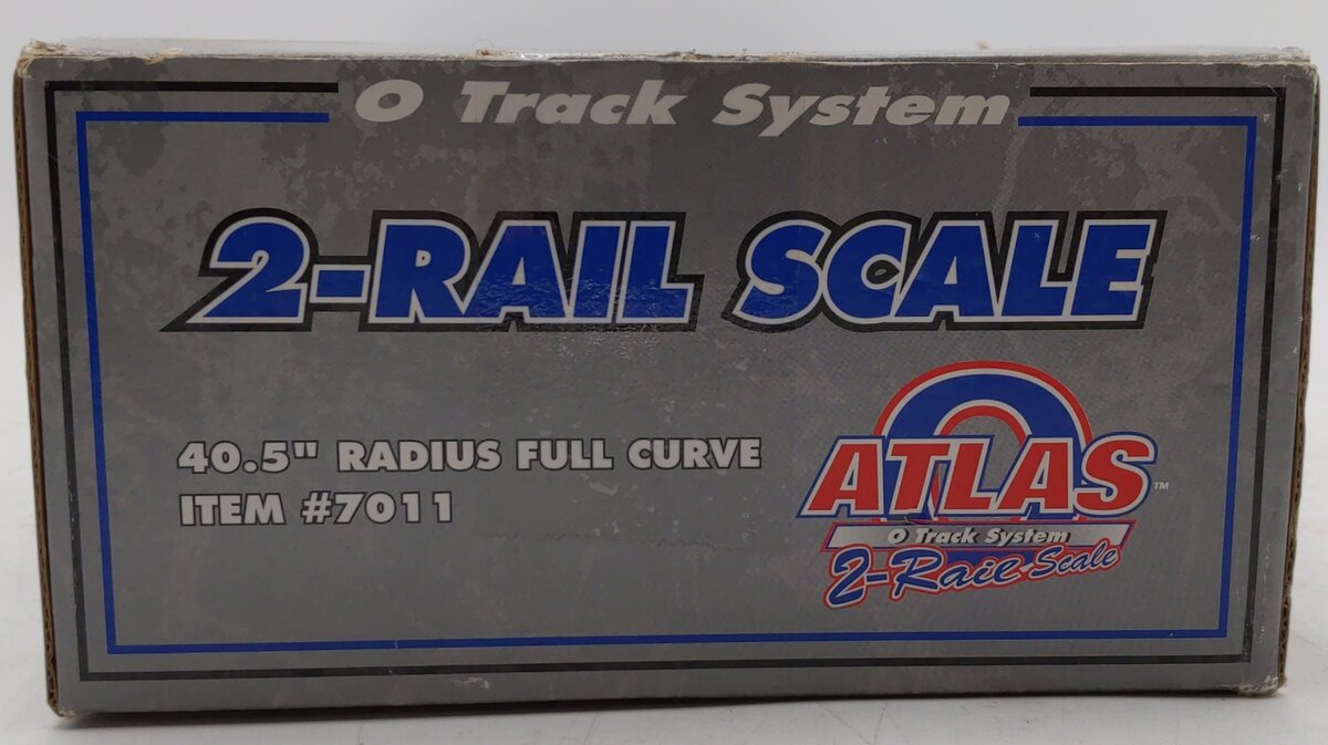 Atlas 7011 O Gauge 40.5" Radius Full Curve W/Brown Ties Track (2-Rail) 24 Pieces LN/Box