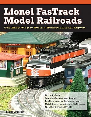 Lionel FasTrack Model Railroads Paperback Book By Robert Schleicher EX