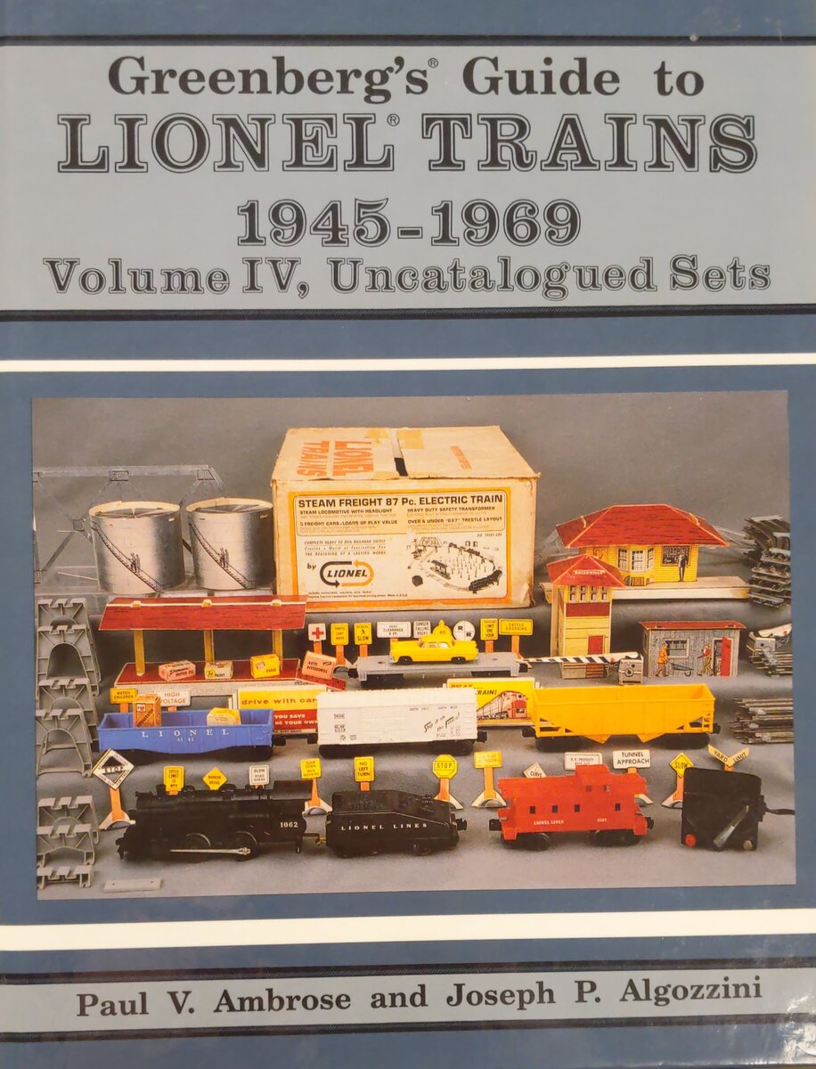 Greenberg's Guide to Lionel Trains, 1945-1969 Hardcover Book By Paul V. Ambrose VG