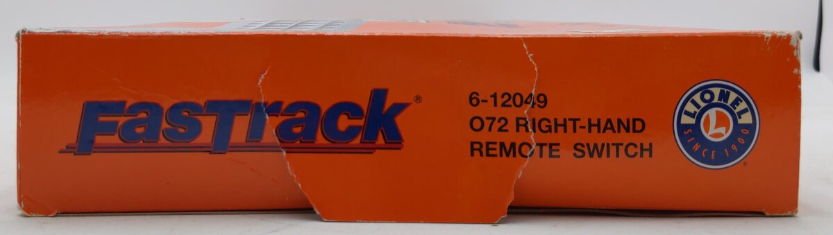 Lionel 6-12049 O72 Right Hand Remote-Control FasTrack Switch Turnout NIB