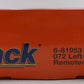 Lionel 6-81953 O-72 Left Hand Remote Fastrack/Command Switch Turnout LN/Box