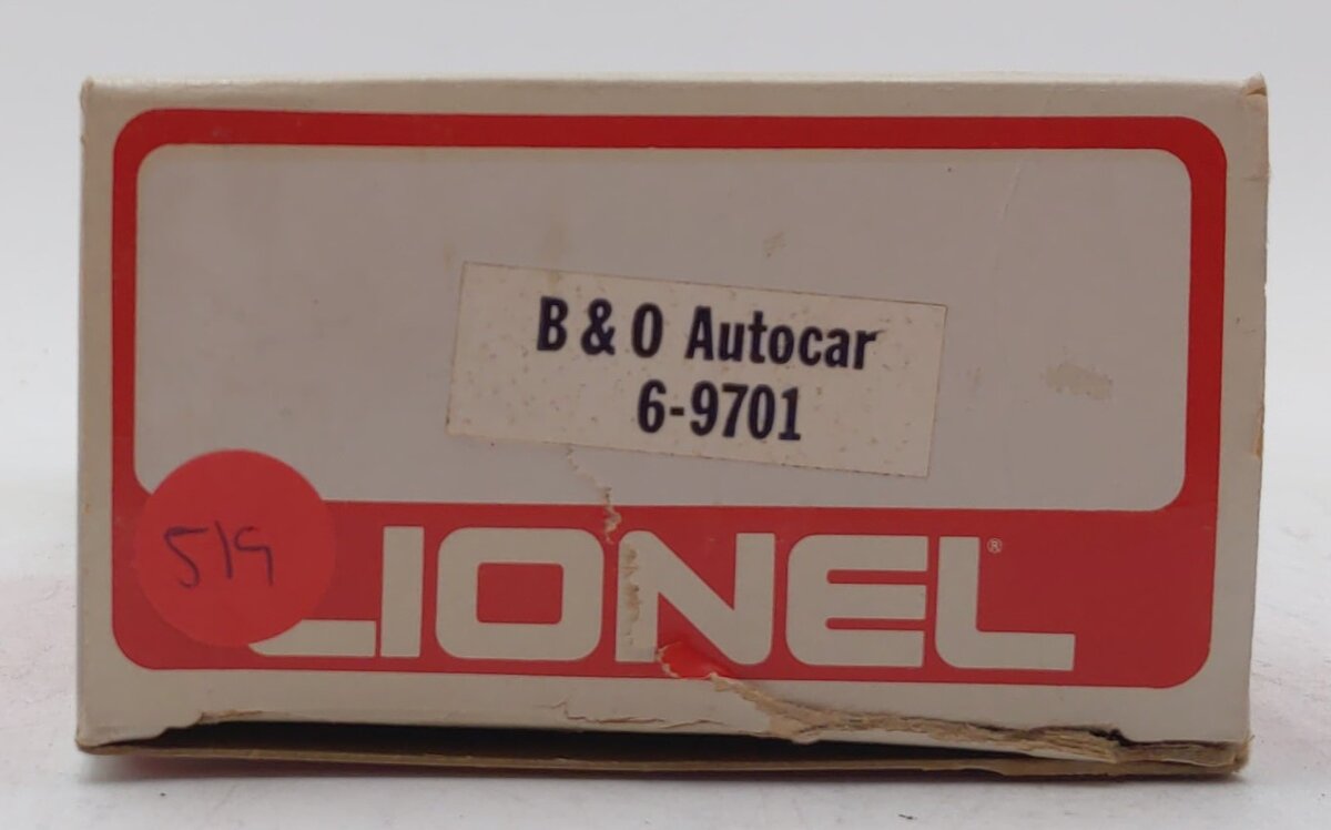 Lionel 6-9701 O Gauge Baltimore & Ohio Double Door Automobile Boxcar