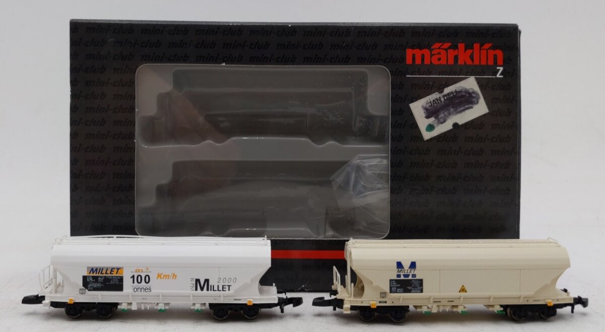 Marklin 82621 Z Scale SNCF/SBB Covered Hopper Cars Set LN/Box