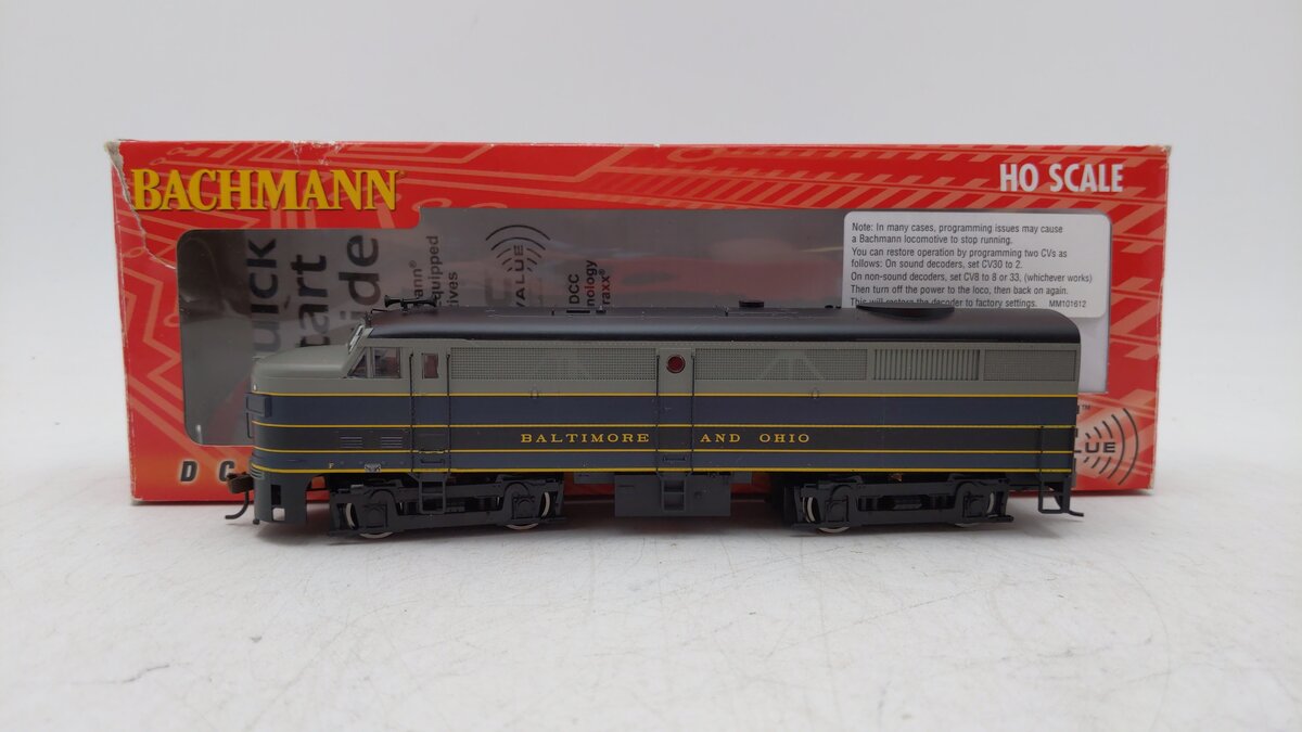Bachmann 64705 HO Scale B&O ALCO FA2 Diesel Locomotive w/ Sound & DCC