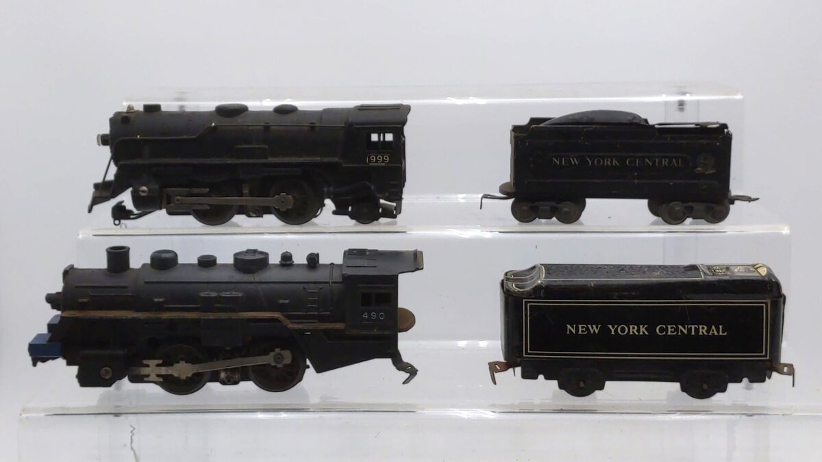 Marx Vintage O Gauge Postwar Steam Locomotives & Tenders [2] VG