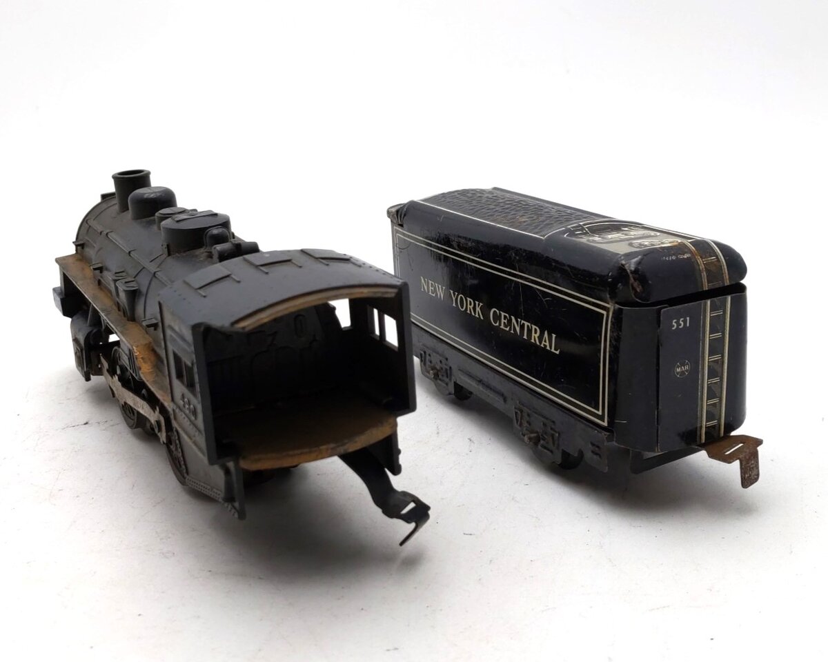 Marx Vintage O Gauge Postwar Steam Locomotives & Tenders [2] VG