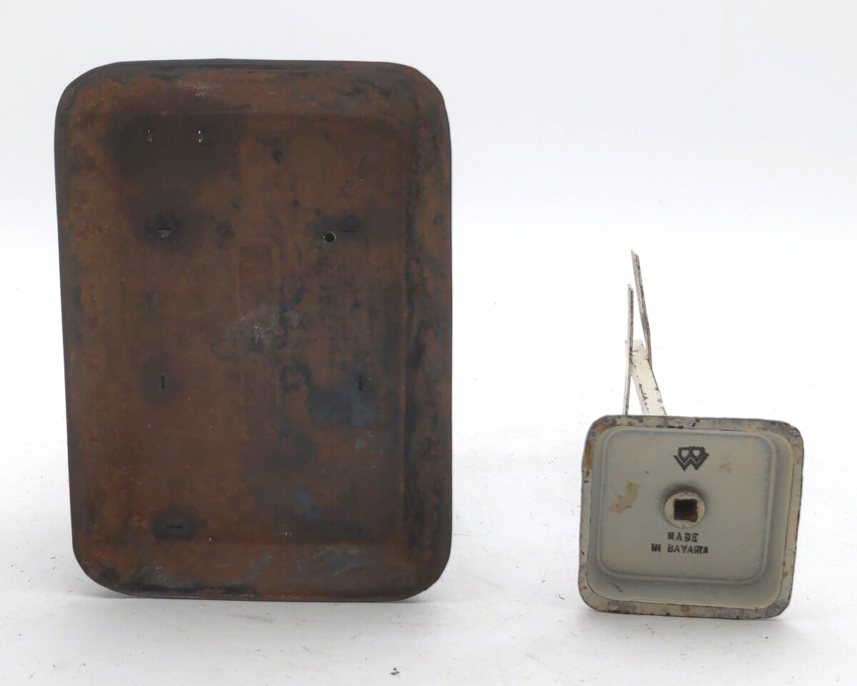 Bing Vintage O Gauge Toy Railway Switch Tower & Crossing Signal [2] VG