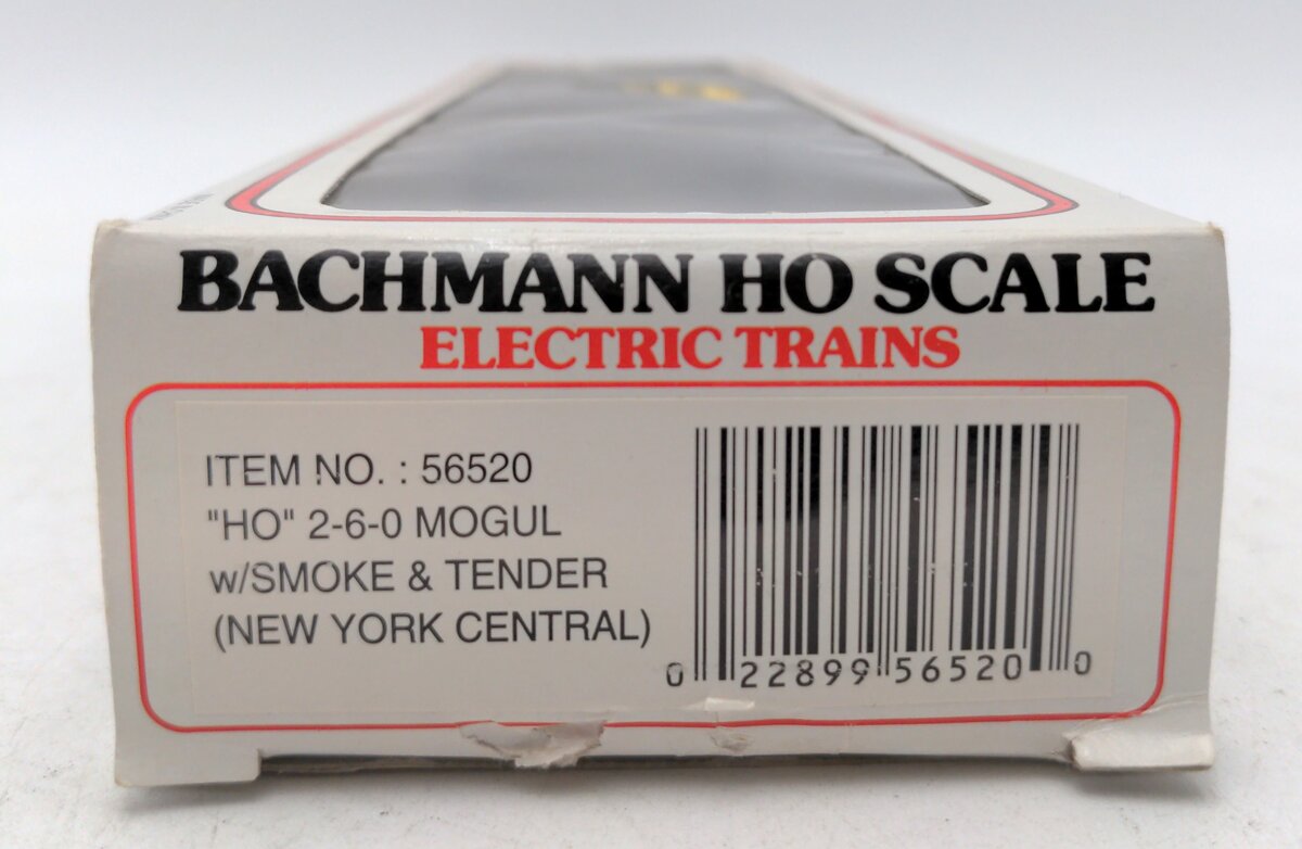 Bachmann 56520 HO New York Central 2-6-0 Mogul Steam w/Tender & Smoke #1905