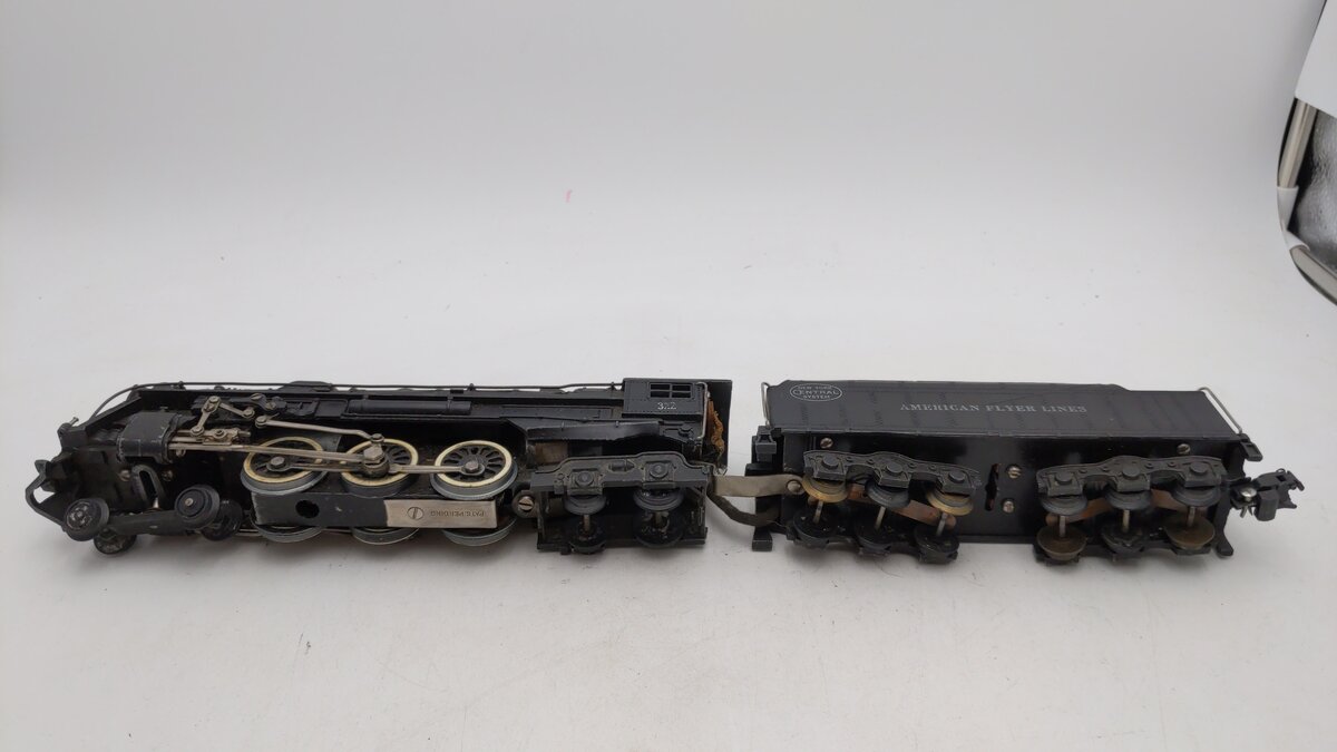 American Flyer 322 Vintage S NYC 4-6-4 Hudson Steam Locomotive & Tender EX