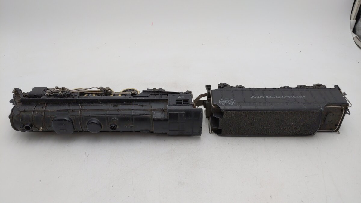 American Flyer 322 Vintage S NYC 4-6-4 Hudson Steam Locomotive & Tender EX