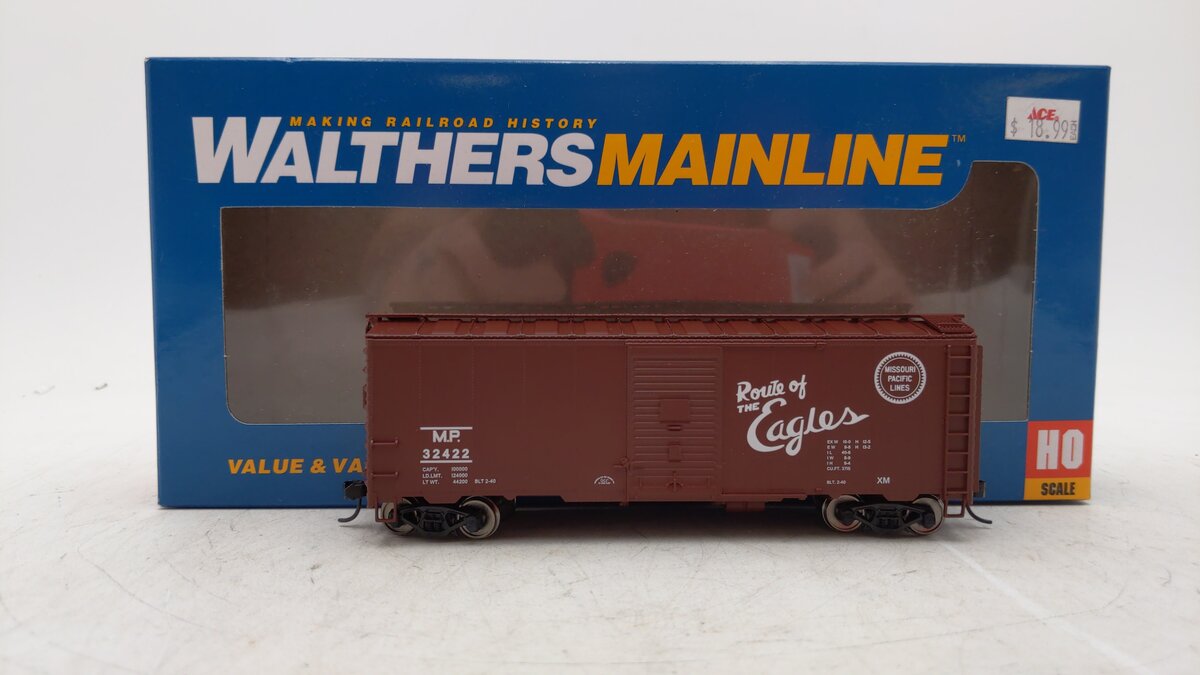Walthers 910-1303 HO Missouri Pacific 40' AAR 1944 Boxcar #32422