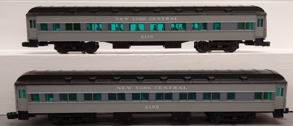 Lionel 1927150 O New York Central Pacemaker Add-On Car (Set of 2)