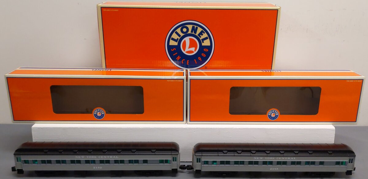Lionel 1927150 O New York Central Pacemaker Add-On Car (Set of 2)