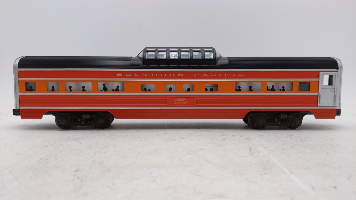 Lionel 6-7211 O Gauge Southern Pacific Daylight Aluminum Vista Dome Car LN/Box
