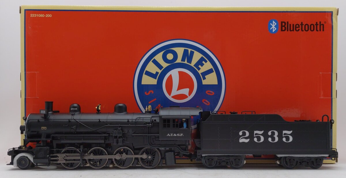 Lionel 2231080 O Scale Santa Fe BTO Legacy 2-8-0 Steam Locomotive #2535