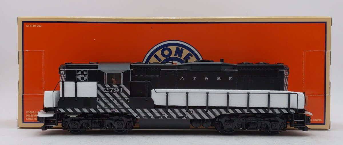 Lionel 6-28598 Santa Fe Zebra GP7 Diesel Locomotive #2791 EX/Box