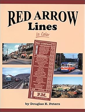 Red Arrow Lines In Color Hardcover Book By Douglas E. Peters MT