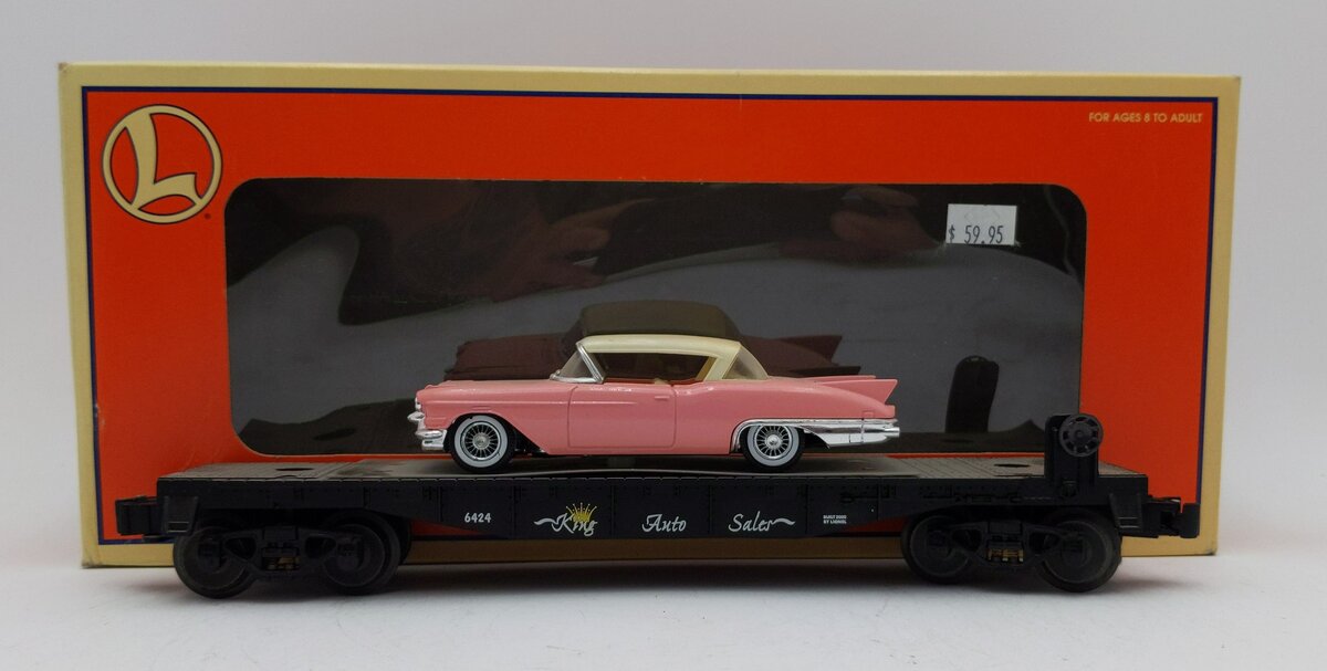 Lionel 6-36067 O Elvis Presley Flatcar with Pink Cadillac EX/Box