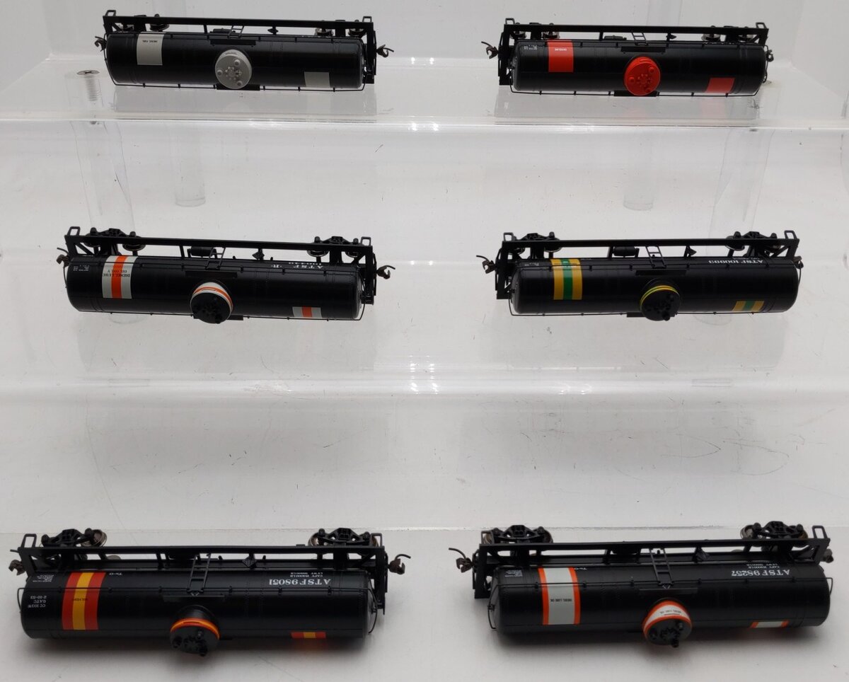 Athearn 73207 HO Santa Fe Single Dome Tank Car (Set of 6)