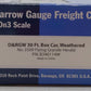Blackstone Models 340114W HOn3 DRGW 3000 Series 30' Weathered Boxcar #3509