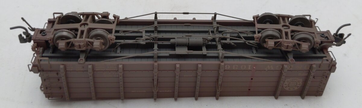 Blackstone Models 340402W HOn3 DRGW 1000 Ser. High Side Weathered Gondola #1036