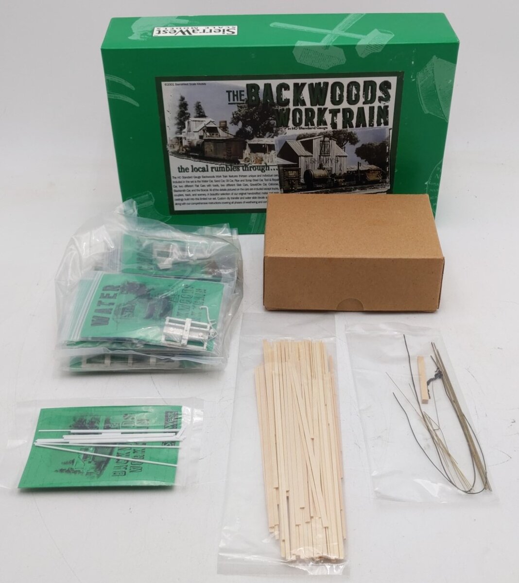 Sierra West HO Scale The Backwoods Worktrain Building Kit