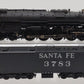 Hallmark 3776 HO Brass Santa Fe 4-8-4 Steam Locomotive & Tender #3783 EX/Box
