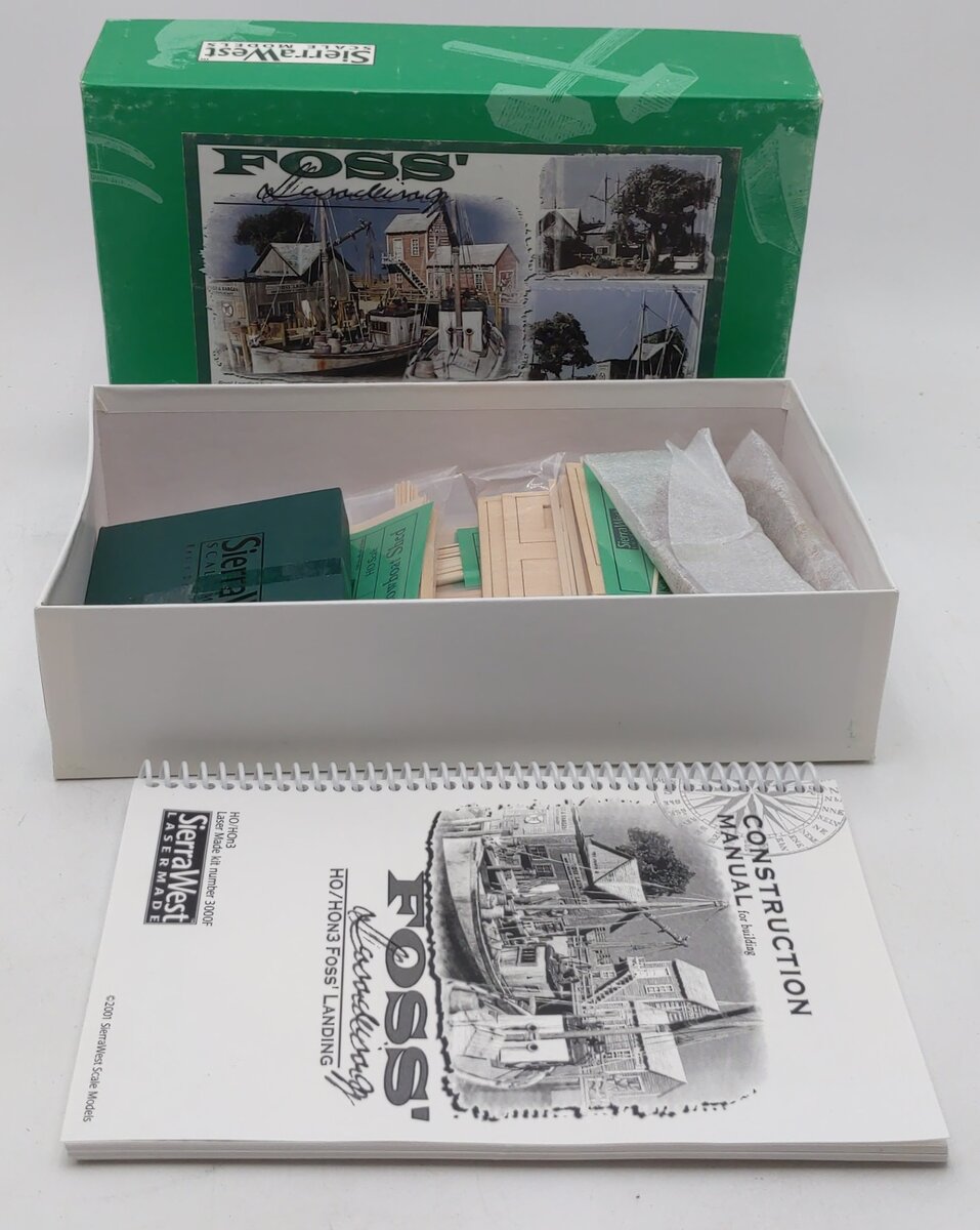 Sierra West 3000F HO Scale FOSS Landing Laser Cut Kits