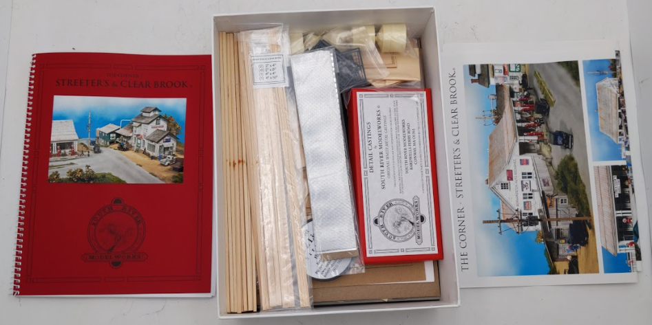 South River Model Works 320 HO The Corner Streeter's & Clear Brook Building Kit LN/Box