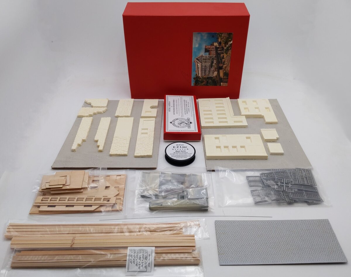 South River Model Works 280 HO Scale Wooden Wrisley Papers Building Kit NIB