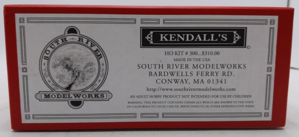 South River Model Works 300 HO Scale Kendall's Building Kit LN/Box