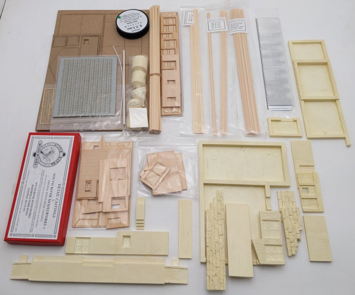 South River Model Works 320 HO The Corner Streeter's & Clear Brook Building Kit NIB