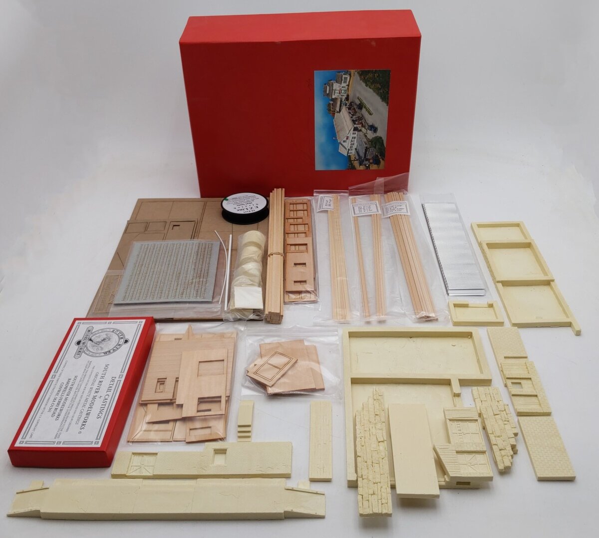 South River Model Works 320 HO The Corner Streeter's & Clear Brook Building Kit NIB